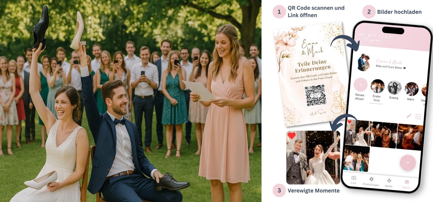 🎉 30 stilvolle & moderne Hochzeitsspiele – Spaß, Emotion & Ideen, die nicht peinlich sind | MyMillionSnaps