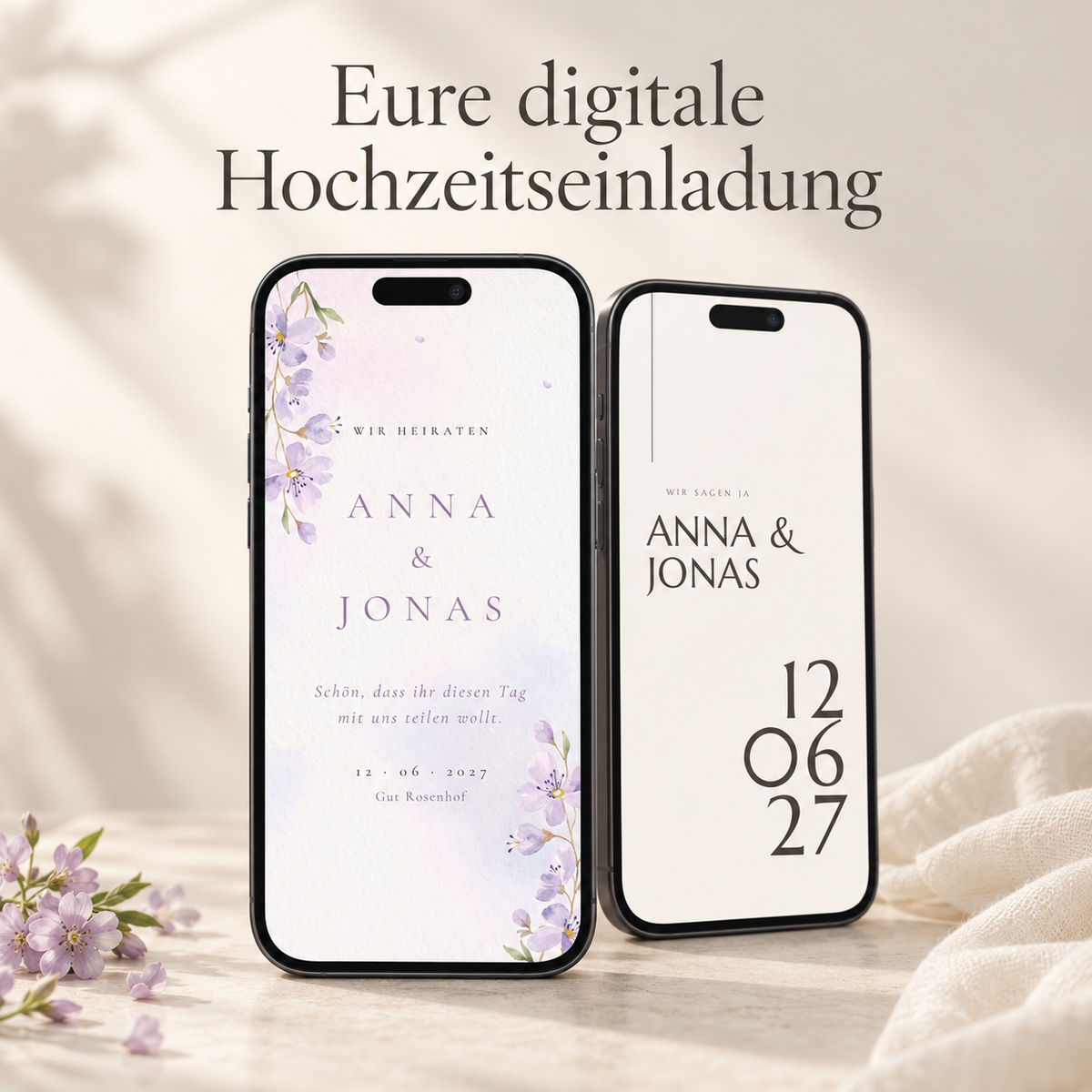 Digitale Hochzeitseinladung mit RSVP: Tipps & Vorteile